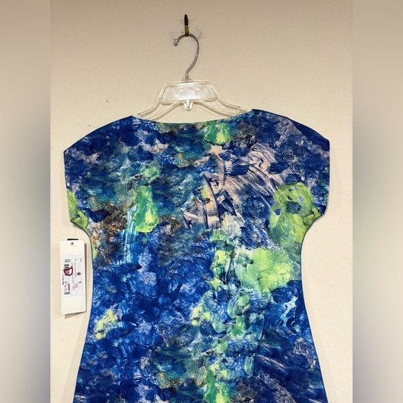 Animapop Italy Reversible Dress Abstract Artsy NWT No Iron Travel Women’s Sz S - Picture 9 of 15